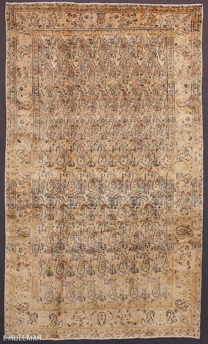 Tapis Persan Semi-Antique Kerman n°:48447347